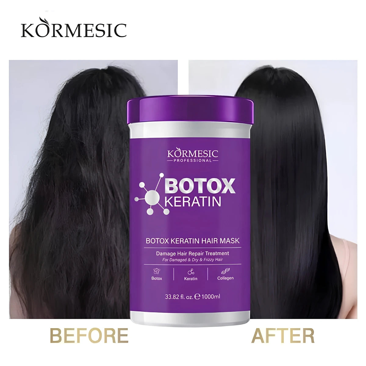 Kormesic Botox Keratin Hair Mask 1000ml