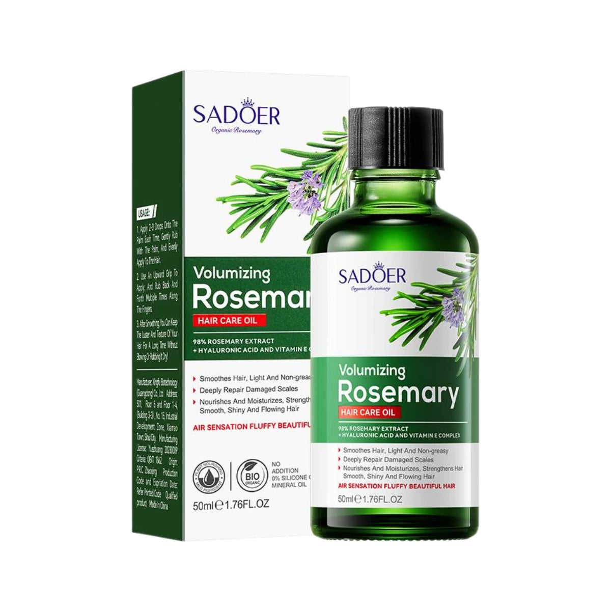 Sadoer Volumizing Rosemary Hair Care Oil 50ml